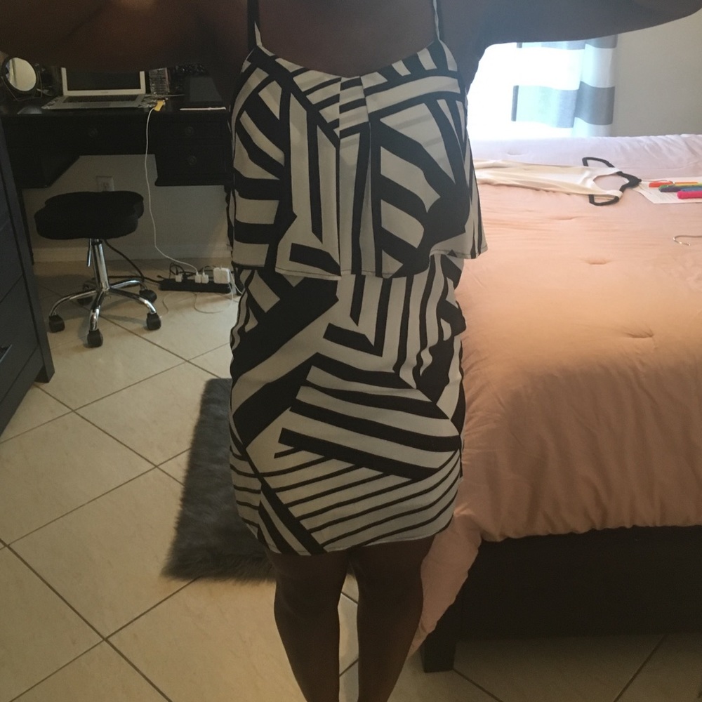 Mini striped dress